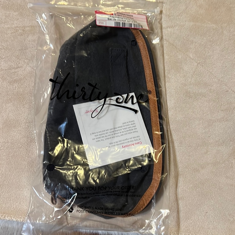 Thirty - one expanding travel case - vintage slate